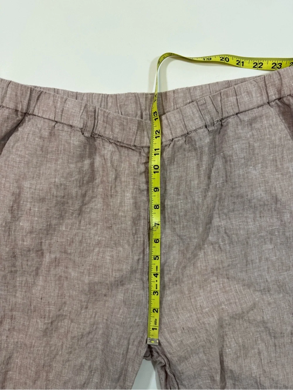 Quince European Linen Pants Vintage Pink Chambray